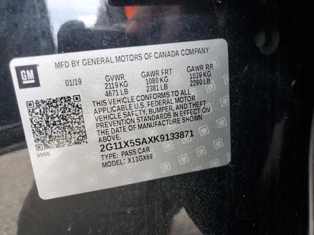 2019 CHEVROLET IMPALA LS 2G11X5SAXK9133871