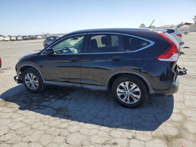 HONDA CR-V EXL 2012 black  gas JHLRM3H76CC007636 photo #3