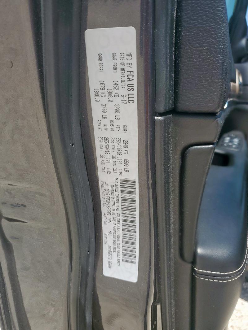 2017 JEEP GRAND CHER - 1C4RJEBG8HC923283