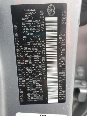 2024 TOYOTA CAMRY XSE - 4T1K61AK3RU229304