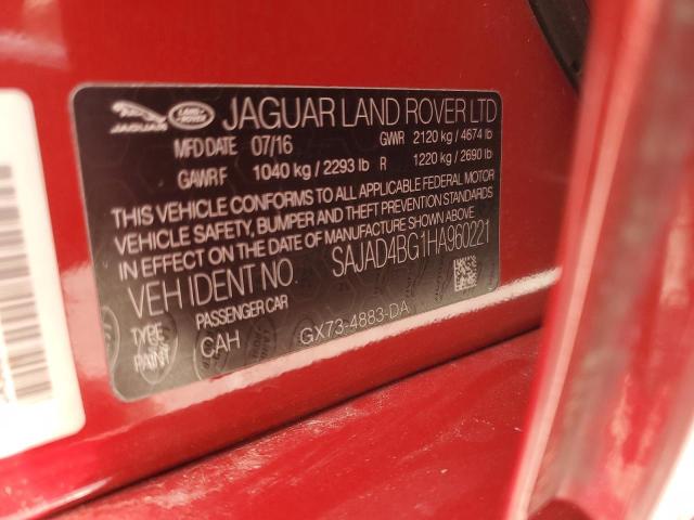 2017 JAGUAR XE PREMIUM SAJAD4BG1HA960221