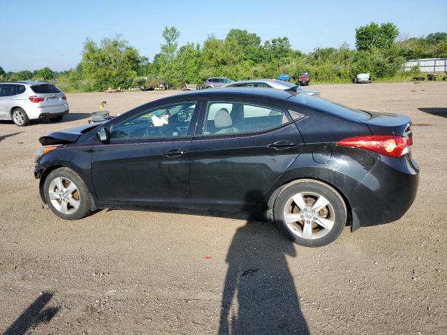 HYUNDAI ELANTRA GL 2013 black  gas 5NPDH4AE8DH374490 photo #3
