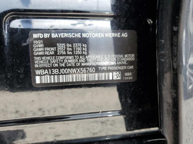 2022 BMW 530 XI - WBA13BJ00NWX56760