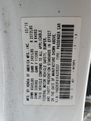 2015 HONDA ACCORD EXL - 1HGCR3F81FA026337