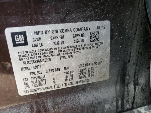 2016 BUICK ENCORE - KL4CJESB9GB616200