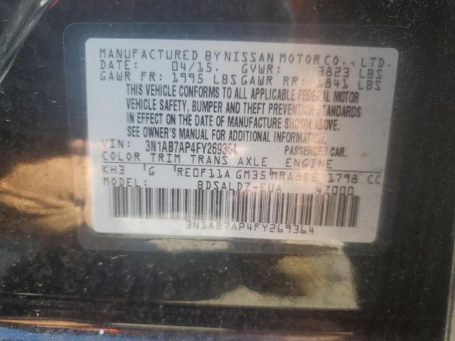 2015 NISSAN SENTRA S - 3N1AB7AP4FY269364