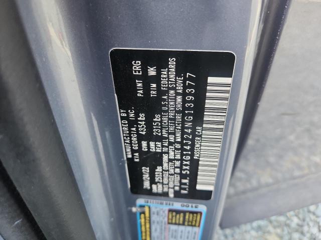 2022 KIA K5 LXS 5XXG14J24NG139377