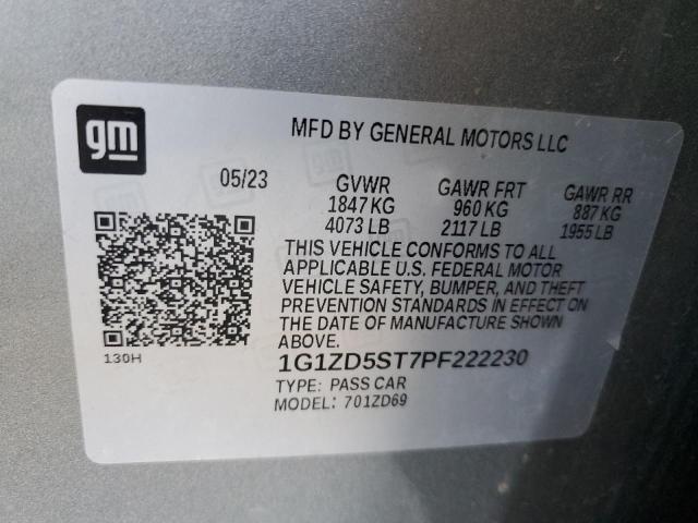 2023 CHEVROLET MALIBU LT - 1G1ZD5ST7PF222230