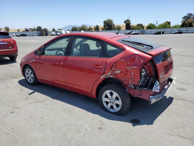TOYOTA PRIUS 2007 red  hybrid engine JTDKB20U677641642 photo #3