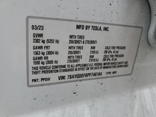2023 TESLA MODEL Y - 7SAYGDEF8PF746164
