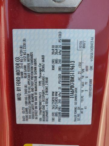 2021 FORD MUSTANG GT 1FA6P8CF8M5119613