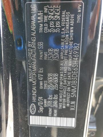 2025 HYUNDAI TUCSON SEL 5NMJB3DE6SH469182