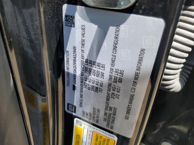 2023 CHEVROLET TAHOE K150 1GNSKSKD7PR412945