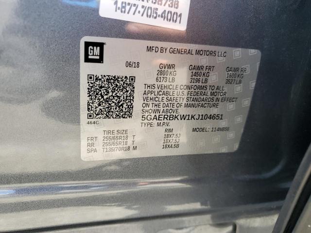2019 BUICK ENCLAVE ES - 5GAERBKW1KJ104651