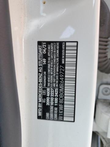 2021 MERCEDES-BENZ C 300 W1KWF8DB0MR649727