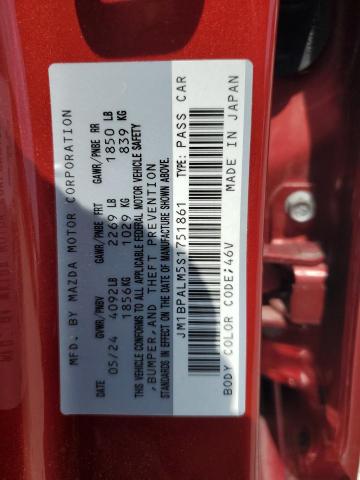 2025 MAZDA 3 PREFERRE - JM1BPALM5S1751861