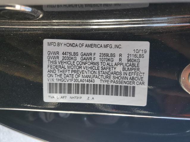 2020 HONDA ACCORD SPO - 1HGCV1F30LA014843