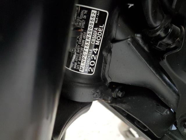 2024 HONDA CB500 F MLHPC715XR5000562