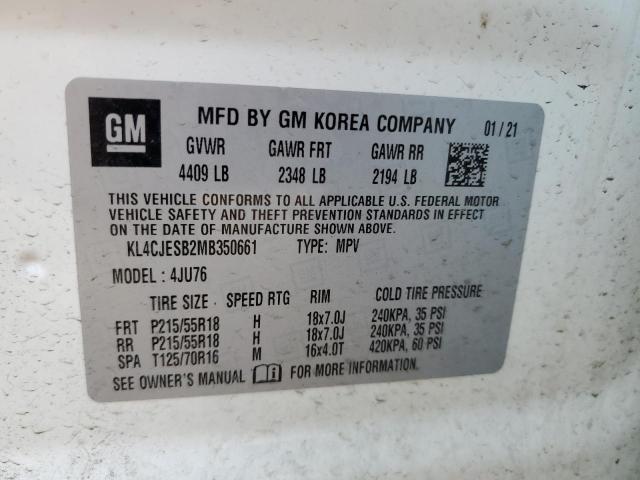 2021 BUICK ENCORE PRE KL4CJESB2MB350661