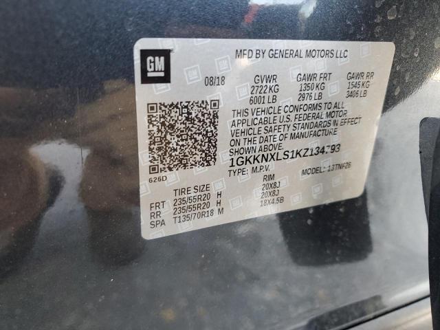 2019 GMC ACADIA DEN - 1GKKNXLS1KZ134793