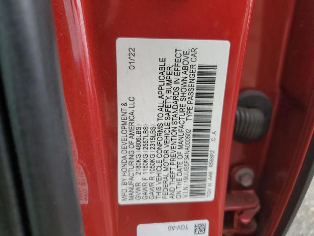 2022 ACURA TLX - 19UUB5F34NA000502