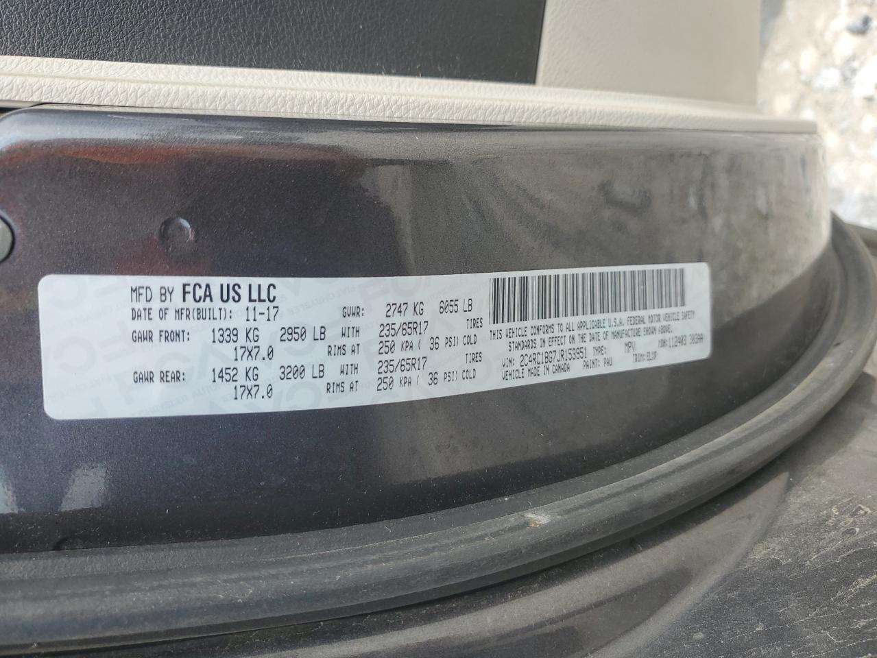 CHRYSLER PACIFICA TOURING L