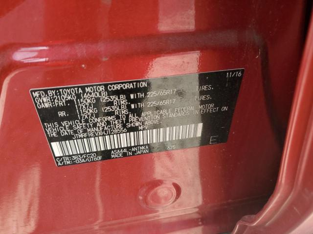 2017 TOYOTA RAV4 XLE JTMRFREVXHJ128556