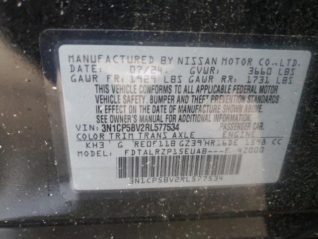2024 NISSAN KICKS S 3N1CP5BV2RL577534