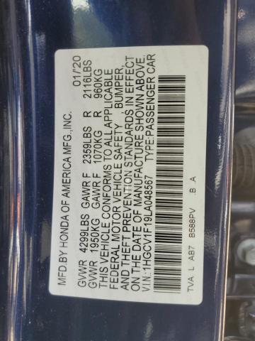 2020 HONDA ACCORD LX - 1HGCV1F19LA048567