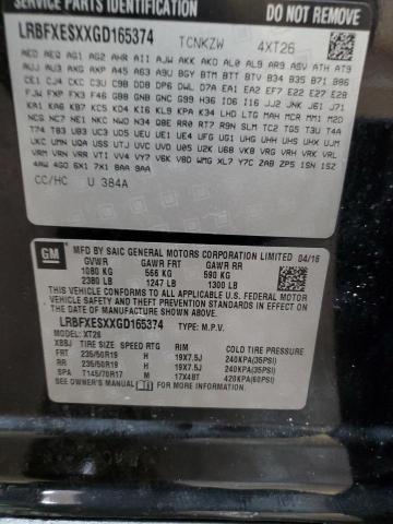 2016 BUICK ENVISION P - LRBFXESXXGD165374