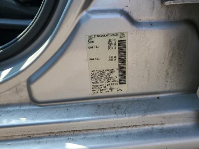 2020 NISSAN ALTIMA S - 1N4BL4BVXLC193816