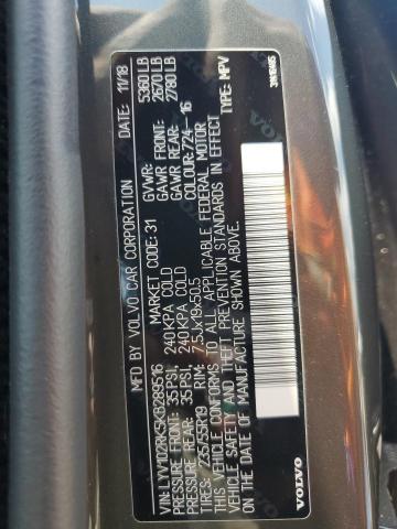 2019 VOLVO XC60 T5 LYV102RK5KB289516