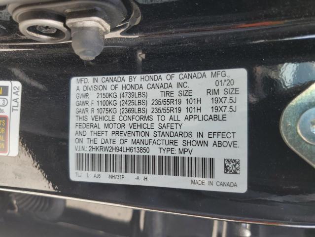 2020 HONDA CR-V TOURI - 2HKRW2H94LH613850