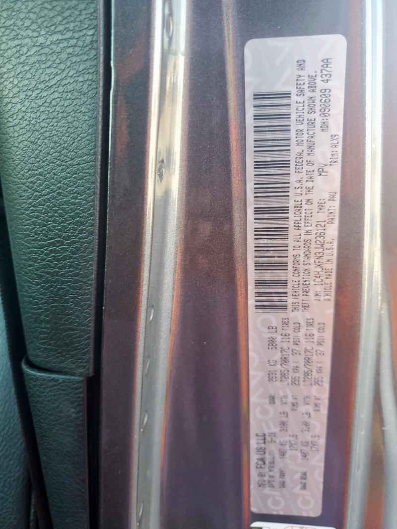 2018 JEEP WRANGLER U 1C4HJXFN3JW236121