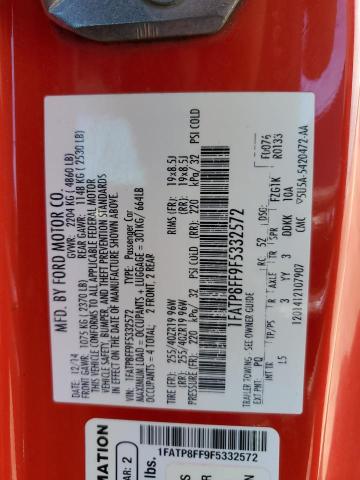 2015 FORD MUSTANG GT - 1FATP8FF9F5332572
