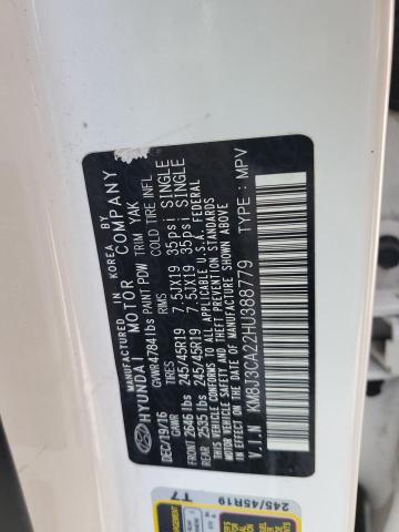 2017 HYUNDAI TUCSON LIM KM8J3CA22HU388779