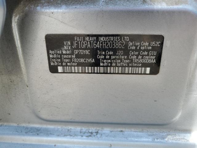 2015 SUBARU IMPREZA SP JF1GPAT64FH203862