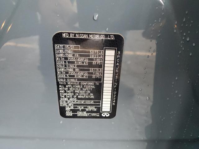 2022 INFINITI QX55 LUXE 3PCAJ5J31NF102245