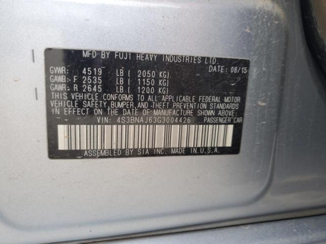2016 SUBARU LEGACY 2.5 - 4S3BNAJ63G3004426