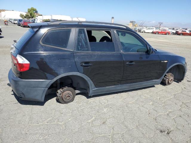BMW X3 2.5I 2004 black  gas WBXPA73434WC38257 photo #4