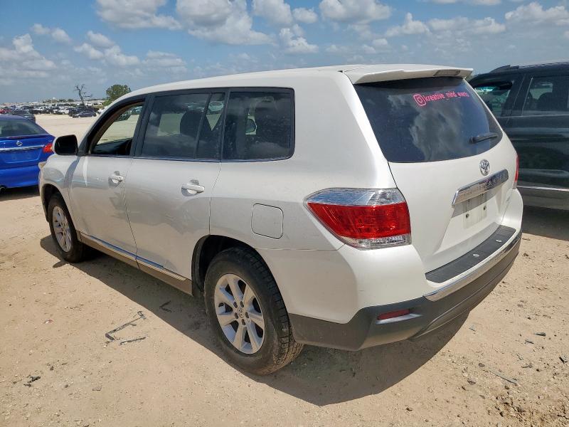 Vin: 5tdbk3eh1ds212010, lot: 61476265, toyota highlander base 20132