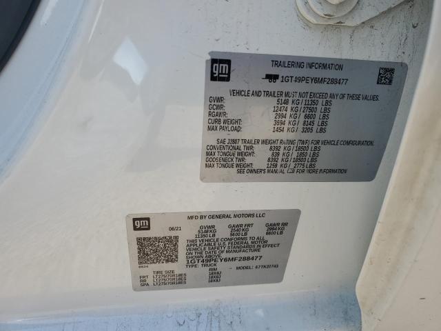 2021 GMC SIERRA K25 1GT49PEY6MF288477