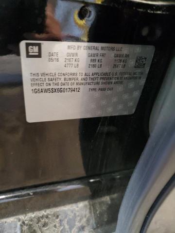 2016 CADILLAC CTS - 1G6AW5SX6G0179412