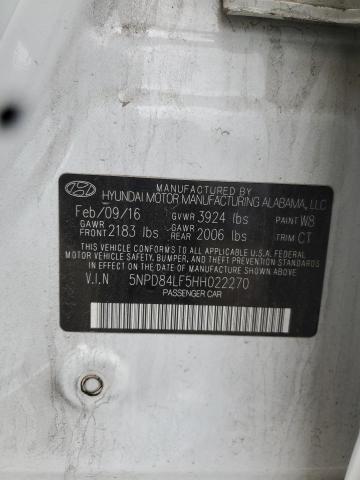 5npd84lf5hh022270 - 2017 Hyundai Elantra Se - #59210785