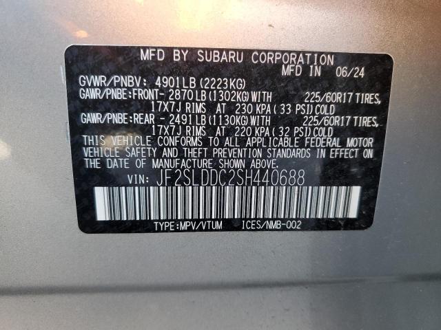 2025 SUBARU FORESTER P JF2SLDDC2SH440688