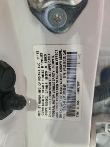 2019 HONDA INSIGHT TO 19XZE4F93KE018699