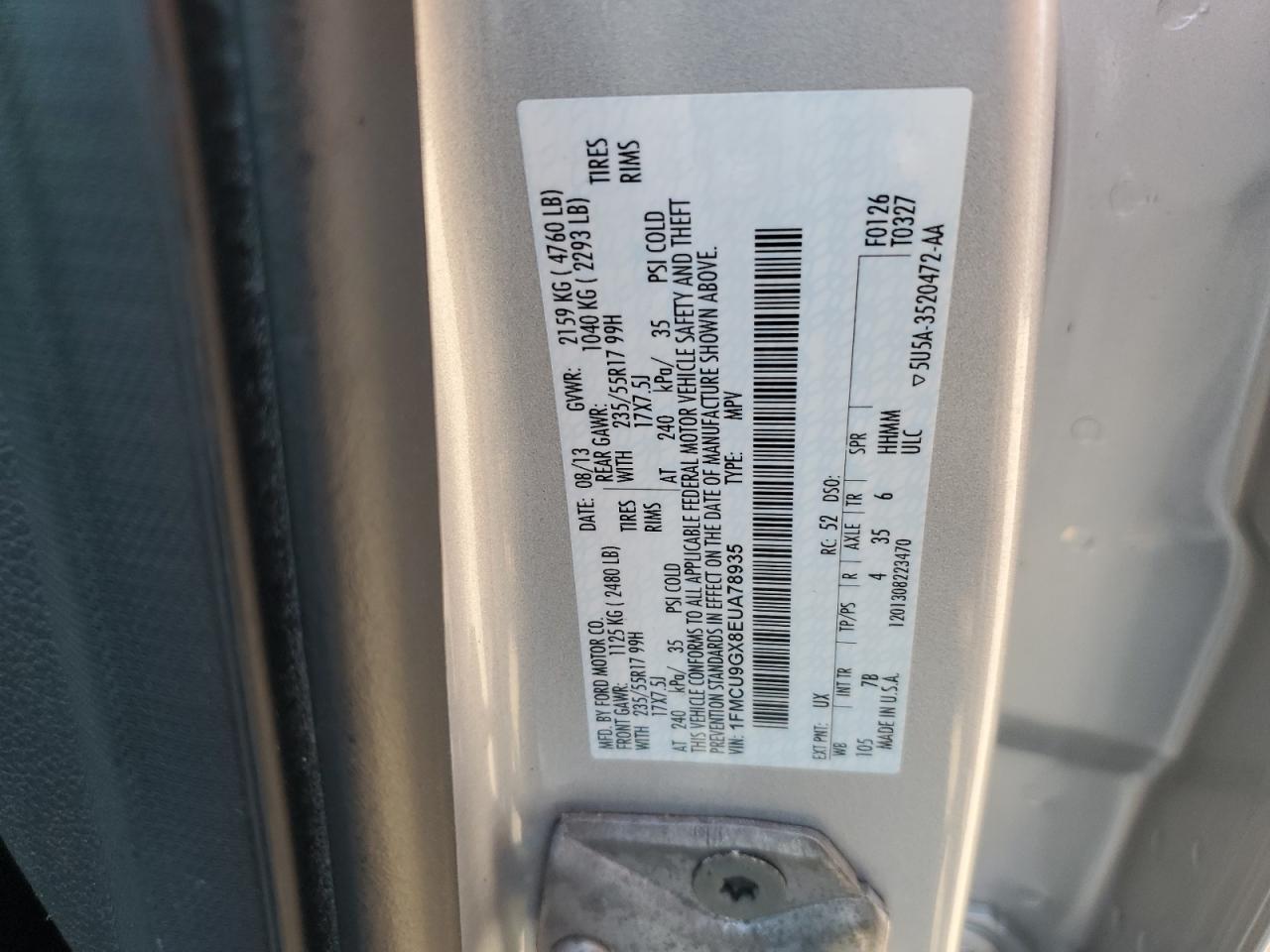 Ford Escape se 2014