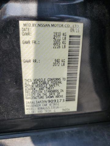 2015 NISSAN ALTIMA 2.5 1N4AL3AP2FN909173