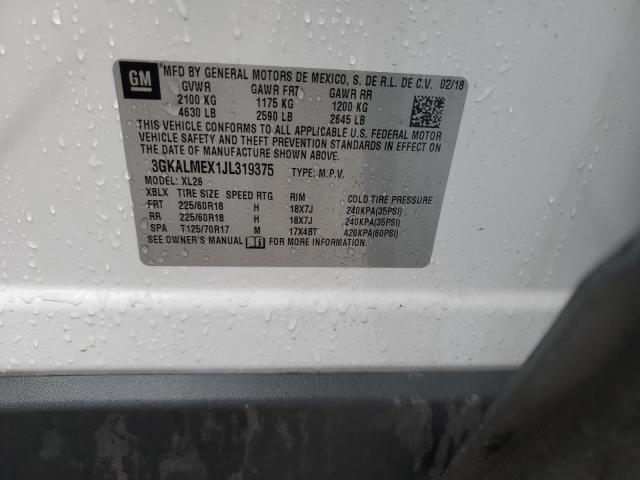 2018 GMC TERRAIN SL 3GKALMEX1JL319375