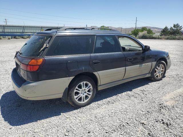 SUBARU LEGACY OUT 2002 green  gas 4S3BH806527610670 photo #4